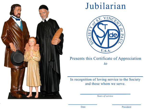 Jubilarian Certificate