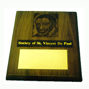 Engraved plaque