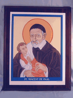 SVdP Icon Plaque